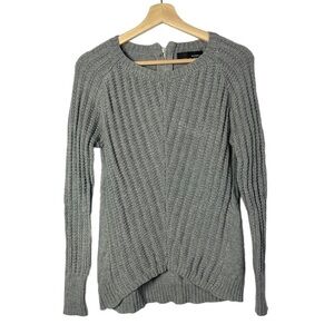 Kaisely‎ Gray Crewneck Knit Pullover Sweater M